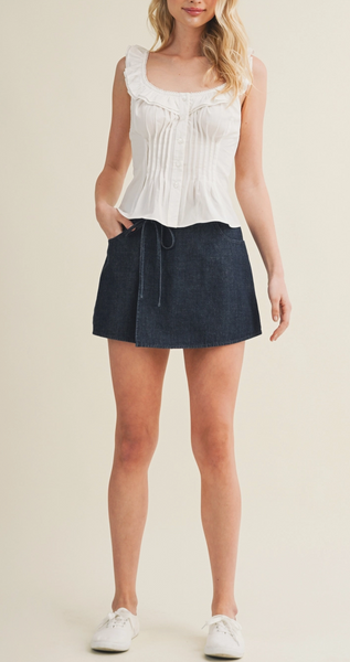 Kaya Denim Skort