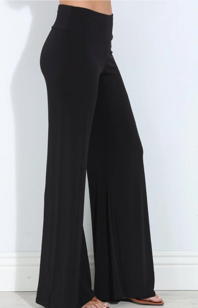 Carra Stretchy Black Pants