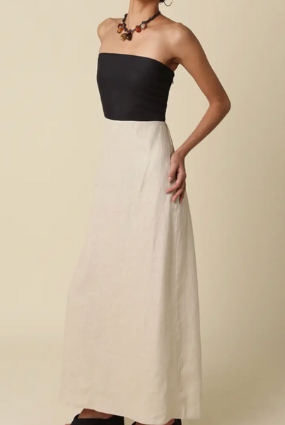 Julia Color Block Maxi Dress