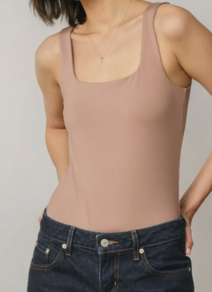 Leah Square Neck Bodysuit