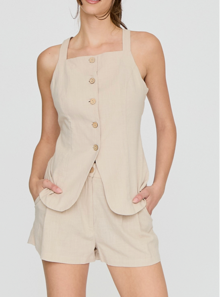Kristen Shorts/Vest Set