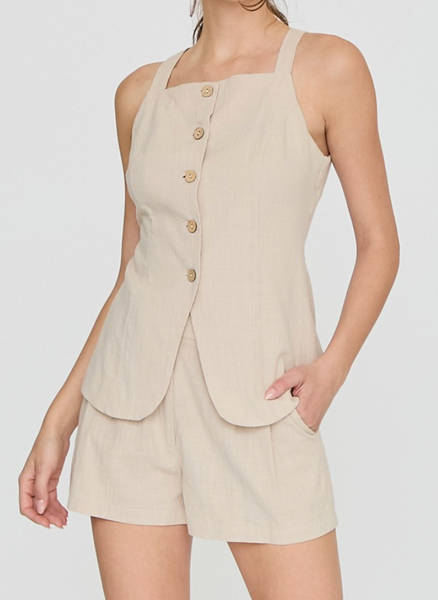 Kristen Shorts/Vest Set