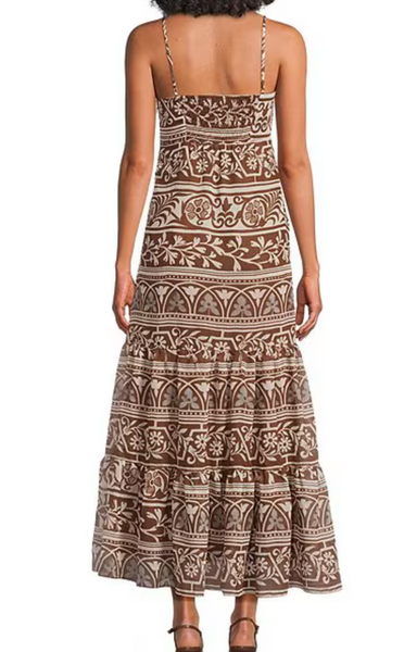 Frances Print Midi Dress