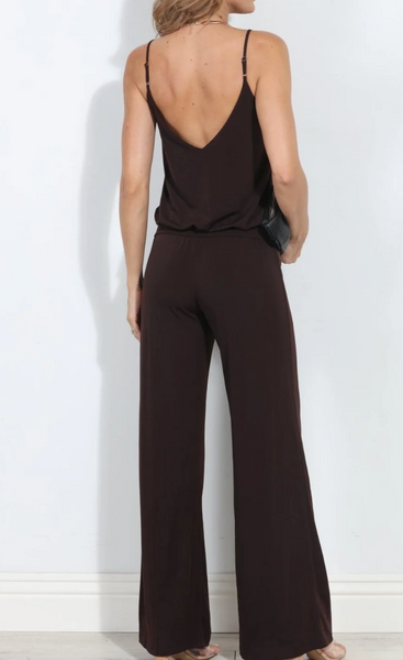 Raven Spaghetti Strap Jumpsuit