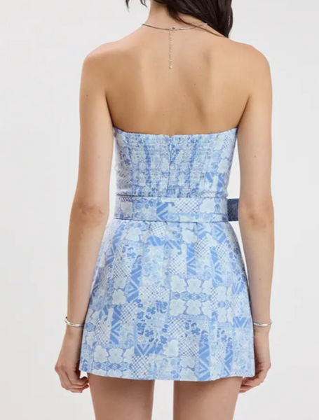 Vivi Strapless Belted Dress