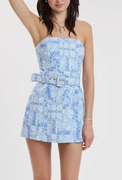 Vivi Strapless Belted Dress
