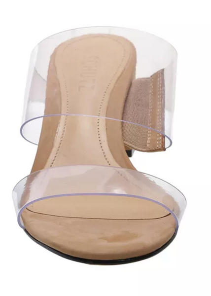 Ariella Clear  Block Heels