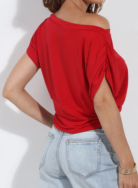 Sadie Off Shoulder Banded Top