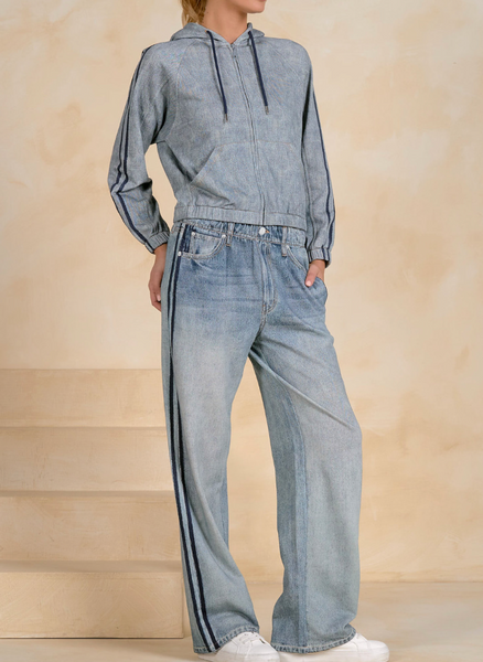 Landon Side Stripe Jacket