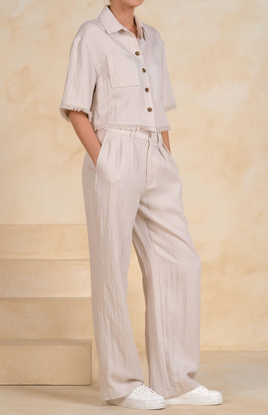 Jada Button Down Top/Pants Set