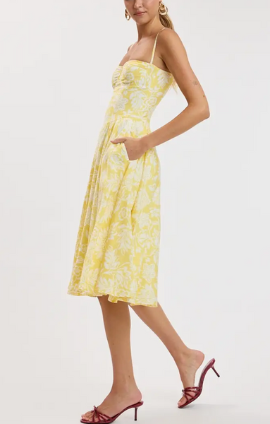 Lily Floral Midi Dress