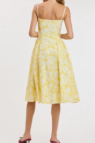 Lily Floral Midi Dress