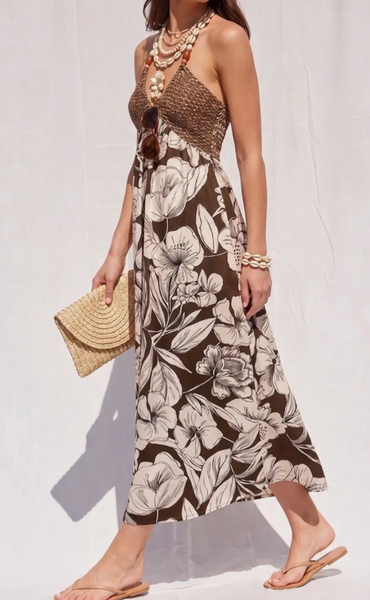 Hazel Beaded Maxi Dress