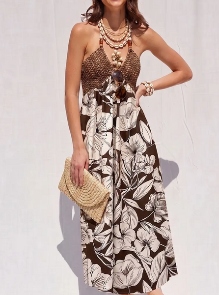 Hazel Beaded Maxi Dress
