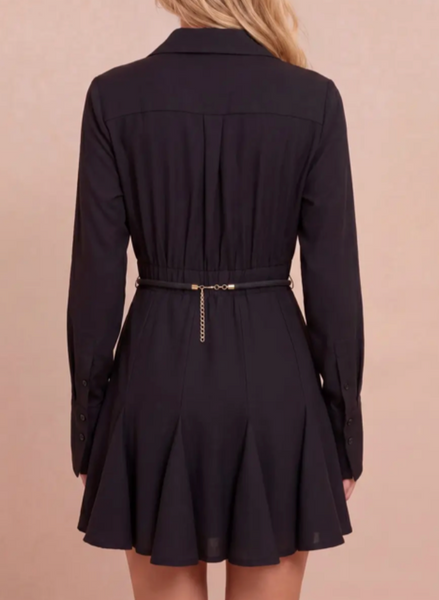 Madelyn LS Belted Dress