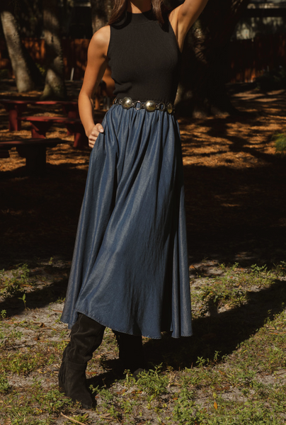 Rory Color Block Tencel Dress