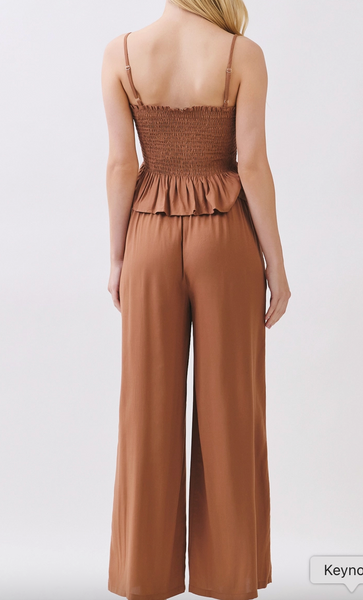 Hailey Smock Top/Drawstring Pants Set