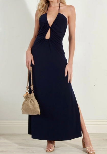 Kelly Keyhole Midi Dress