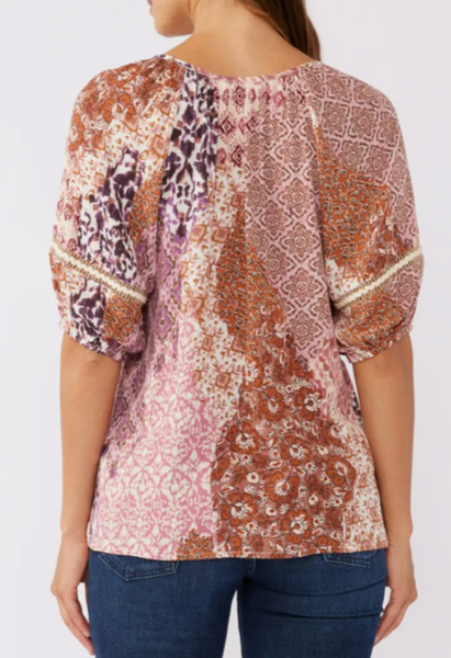 Maya Print Top