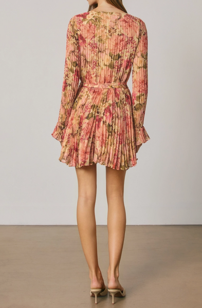 Zoey Plisse Floral Romper