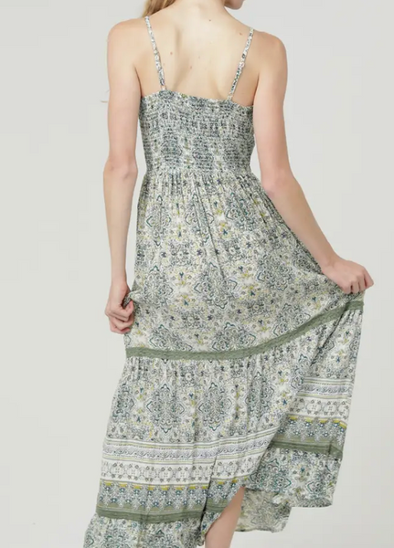 Lana Print Twist Front Dress