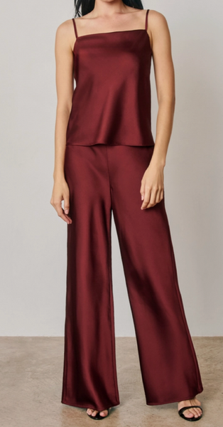 Charlene  Silky Cami Pants Set