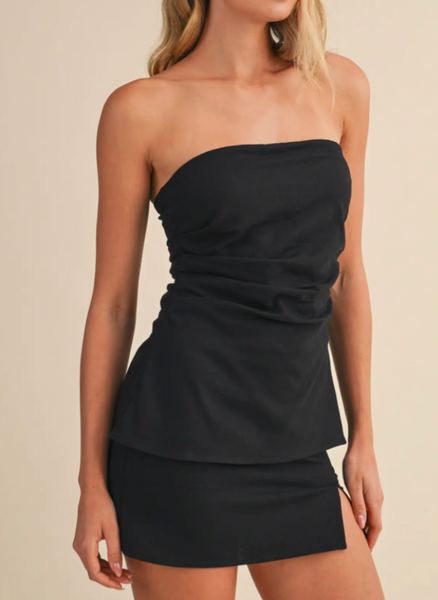 Jenna Strapless Top/Skort Set