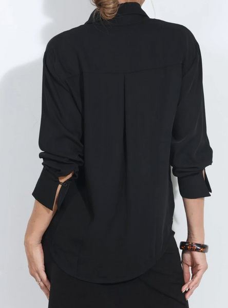 Jillian Silky Button Down Top