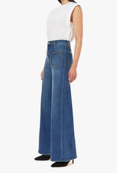 Emerson Patch Pocket High Rise Jeans