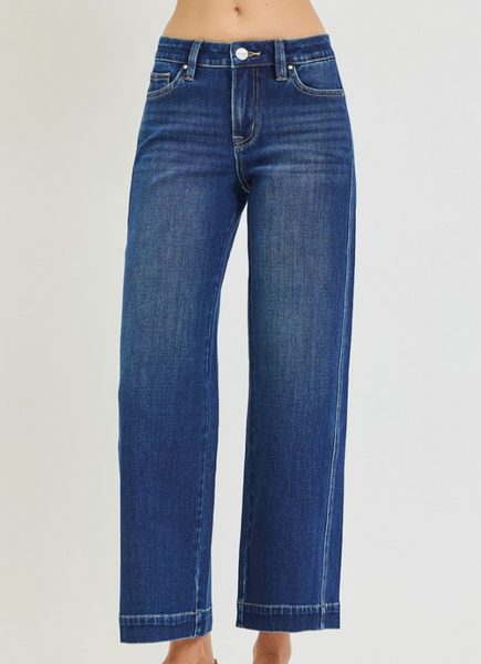 Rowan Mid Rise Cropped Jeans