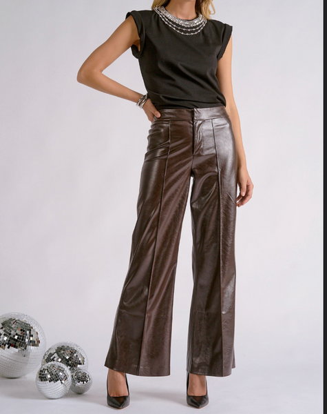 Jordan Faux Leather Pants