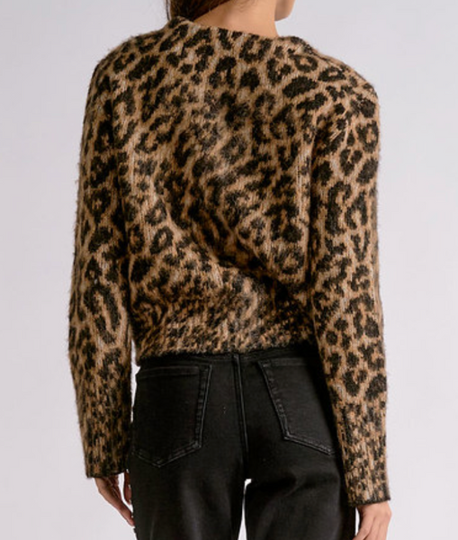 Corrine Cheetah Knit Cardigan