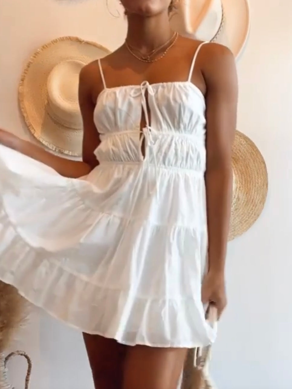 Brooke Tie Front Sun Dress