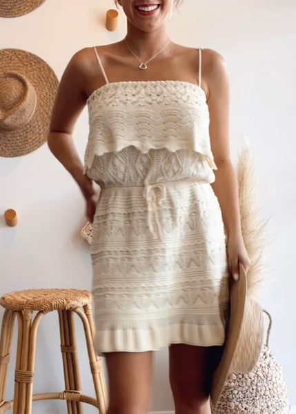 Sandy Crochet Knit Dress