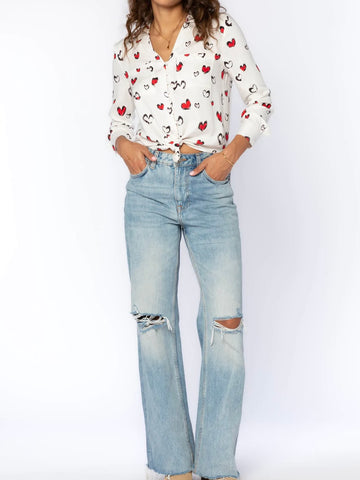 Spread More Love Button Down Shirt