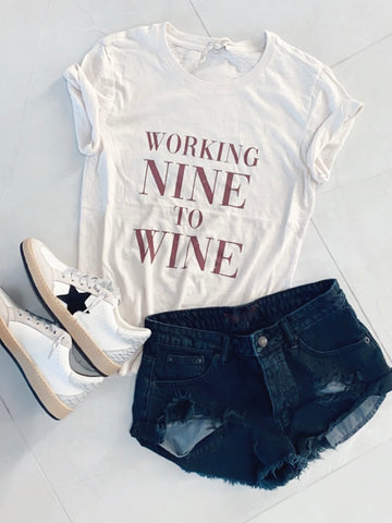 Nine to Wine Tee