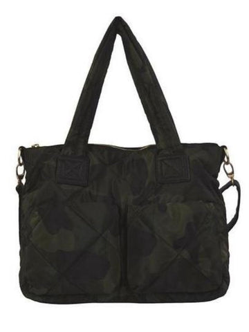 Nylon Camo Tote