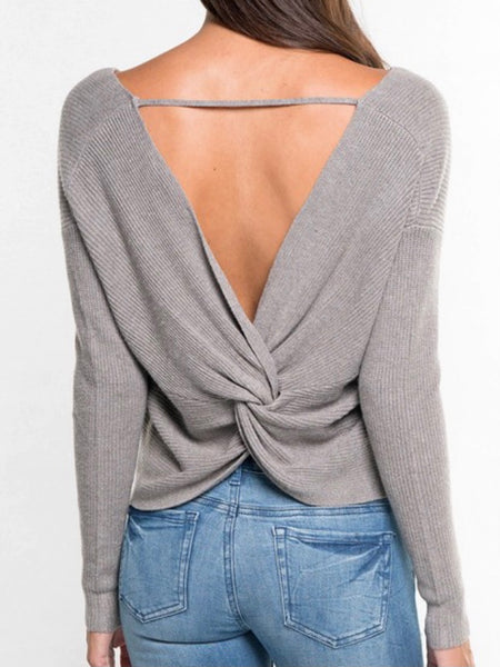 Larissa Open Back Knit