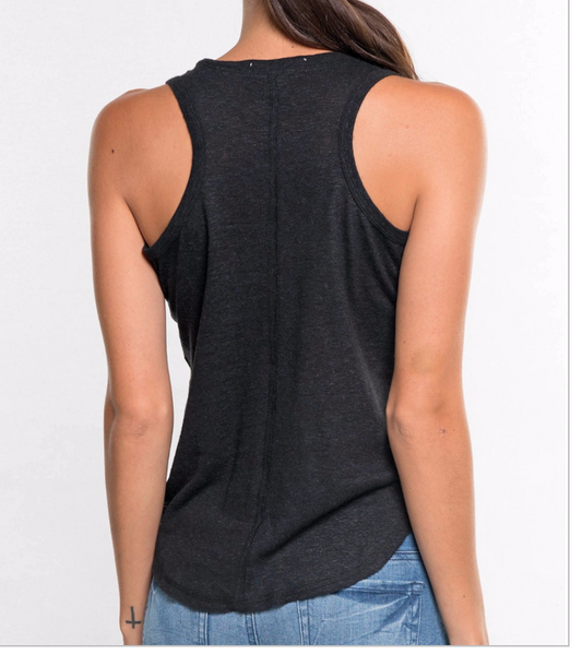 Sara Distress Racer Tank