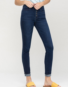 Scandal Button Fly Jeans