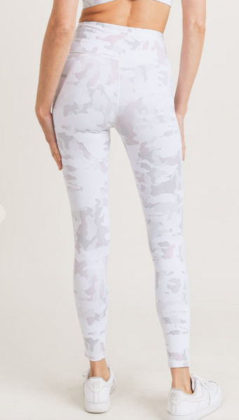 Metallic Foil  Snake Highrise Leggings