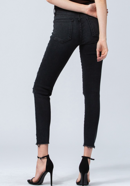 Ally Midrise Distressed Jeans