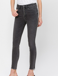 Marilyn Highrise Button Detail Skinny