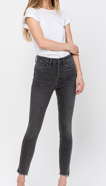 Marilyn Highrise Button Detail Skinny
