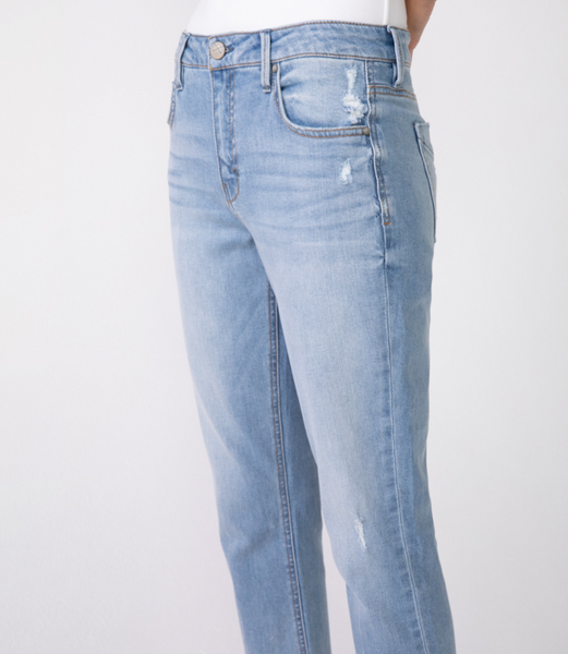 Hayden High-rise Cropped Girlfriend Jeans