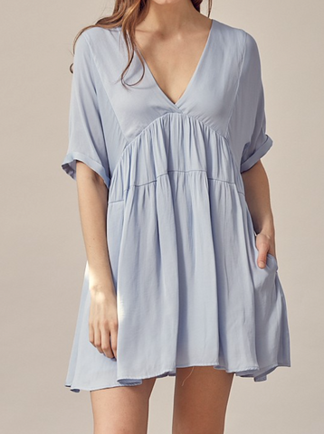 June Babydoll Dress With Pockets