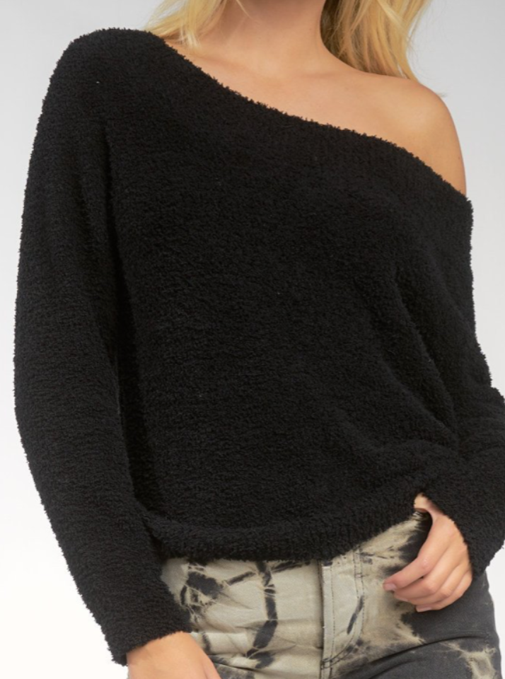 Fiona Cozy Off Shoulder Sweater
