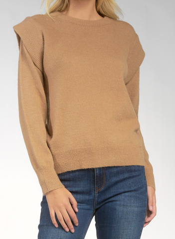 Corrine Muscle Shoulder Sweater