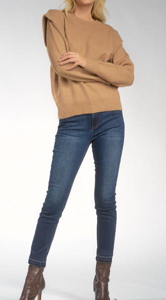 Corrine Muscle Shoulder Sweater