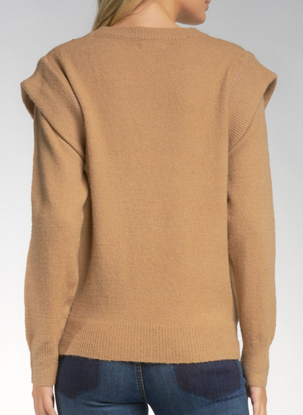 Corrine Muscle Shoulder Sweater